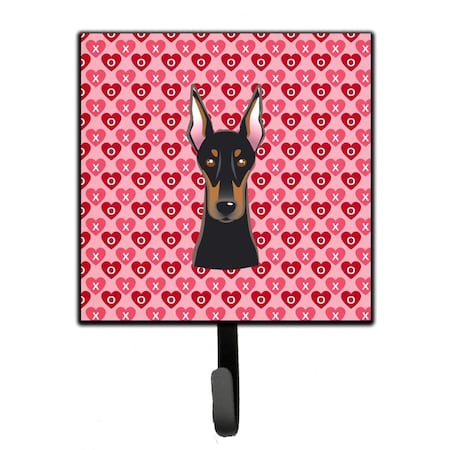 Jensendistributionservices Doberman Pinscher Hearts Leash or Key Holder MI1709841